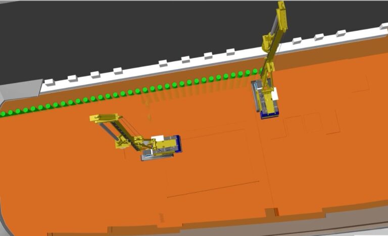 bim survey overhead with cranes