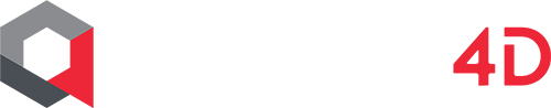 tantek 4d logo white